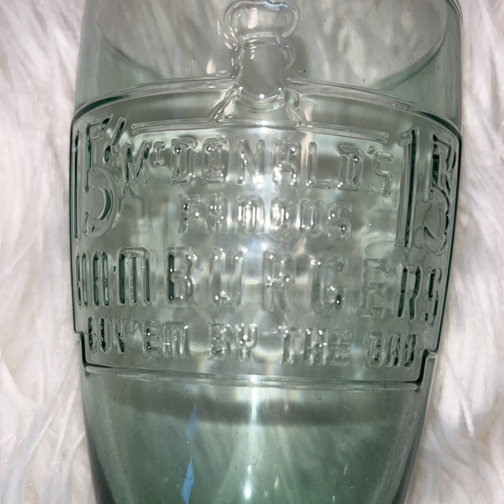 McDonalds green commemorative glass. 1948. - Picture 2 of 7